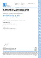 ISO 50001:2011 - – Certyfikat zatwierdzenia